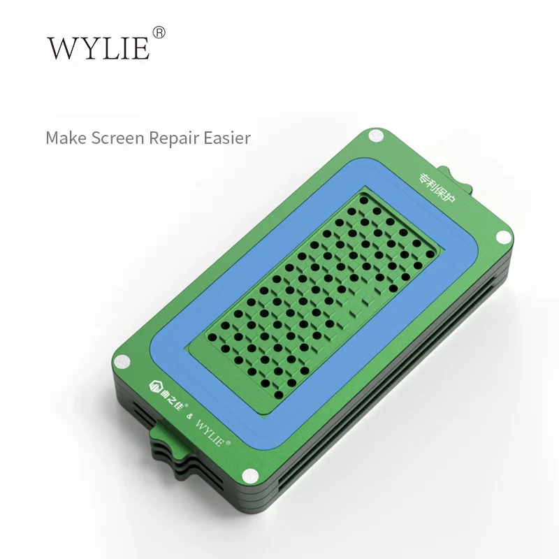 Wylie 5in1 Mould For iPhone 12-14 Pro Max LCD Glass Positioning Frame Holding Screen Separation Aid OCA Glue Cleaning Mold