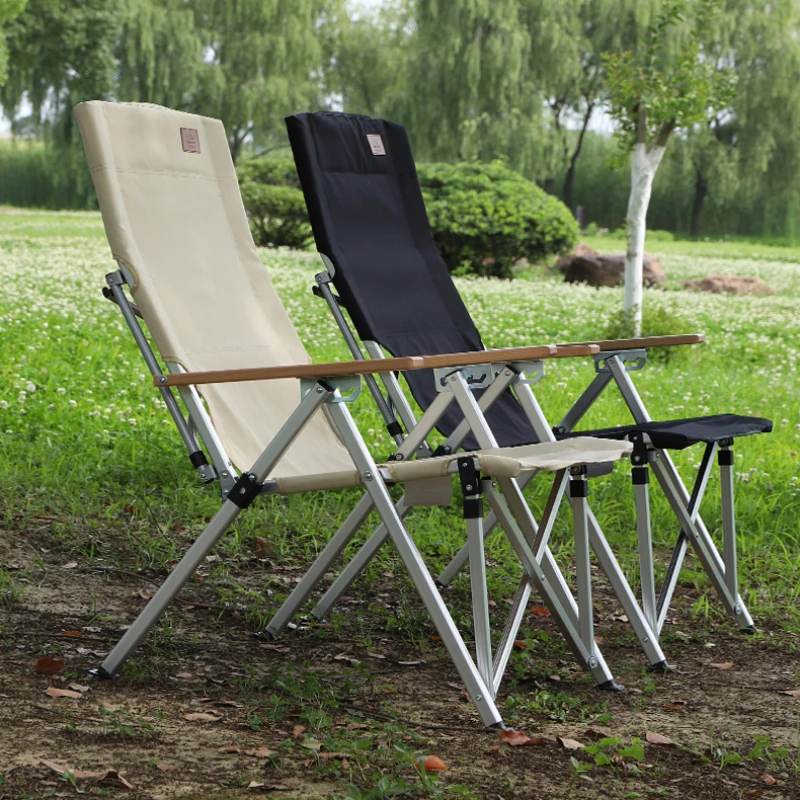 Ultra Light Folding Beach Chair Camping Fishing Lunch Break Aluminum Alloy Beach Chair Folding Cadeira De Praia Furniture QF50OC