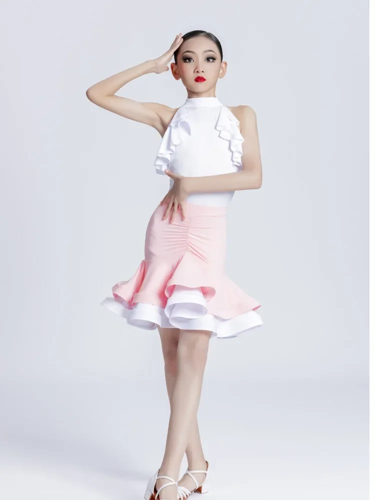 costume-de-danse-latino-americaine-rose-pour-filles-robe-de-spectacle-tango-chacha-rumba-vetements-d'entrainement-pour-enfants-vetements-de-danse-samba-pour-salle-de-bal