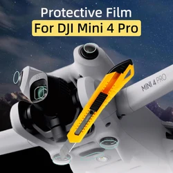 For DJI Mini 4 Pro Drone Gimbal Camera Lens Protective Film Body Sensor Dustproof Acratch-resistant Film Accessories