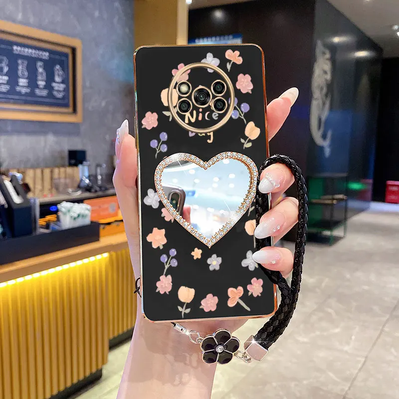 

Чехол-держатель для телефона Clover Strap Lanyard Nice Day Love для Xiaomi Mi Poco X3 Nfc GT M3 Pro X5 F3 F4 X6 M6 C65 X4 M4 Pro C40