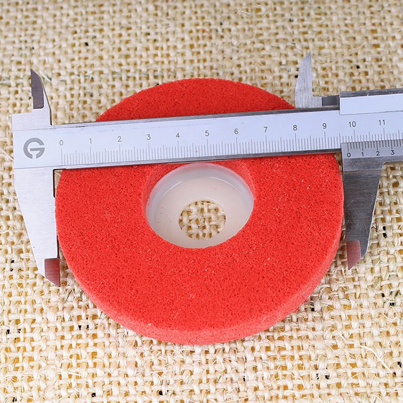 4-Inch Polijstschijf 100*16 Buffing Pad Roestvrij Staal Polijsten Pad Voor Polijsten Machine Nylon Geborsteld Wiel fiber Wiel