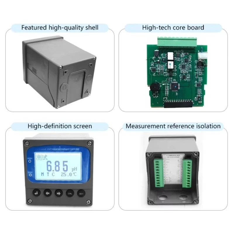 جهاز قياس الحموضة الرقمي للتحكم في درجة الحموضة الصناعية في الخط مع مستشعر تعديل درجة الحموضة التلقائي لأنظمة معالجة مياه الصرف الصحي #5