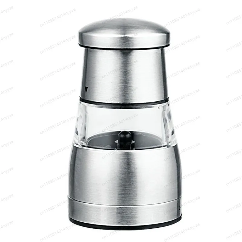 Stainless Steel Manual Salt & Pepper Mill - Portable Eco-Friendly Grinder with Adjustable Coarseness