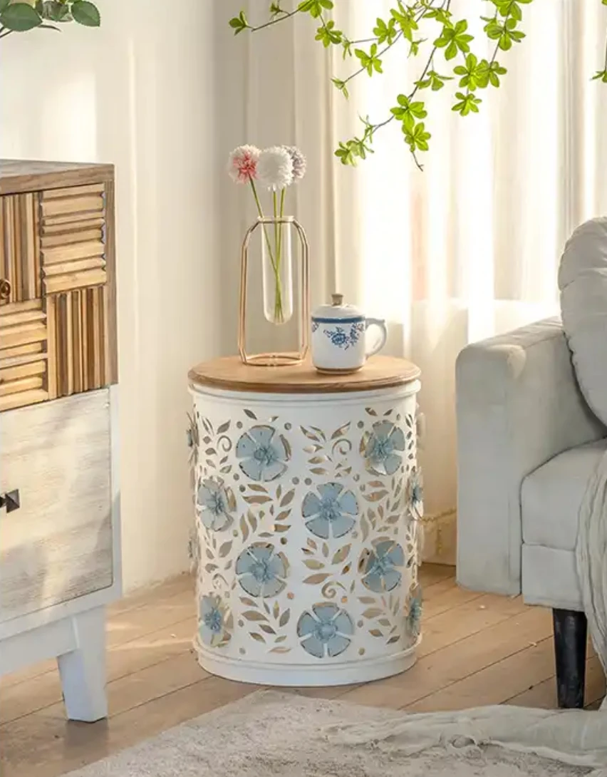 

Nordic Coffee Table Living Room Round-shaped Simple Small Apartment Home Creative Tea Table Side Table