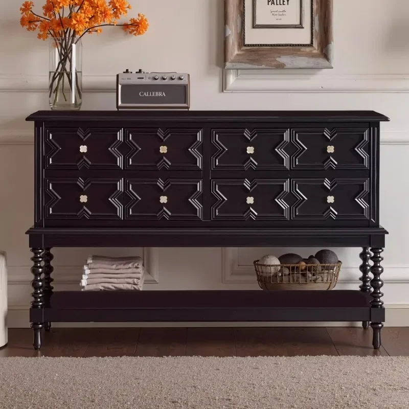 Классические шкафы для гостиной в скандинавском стиле, черные деревянные ящики в деревенском стиле, шкафы для гостиной, современная мебель для хранения