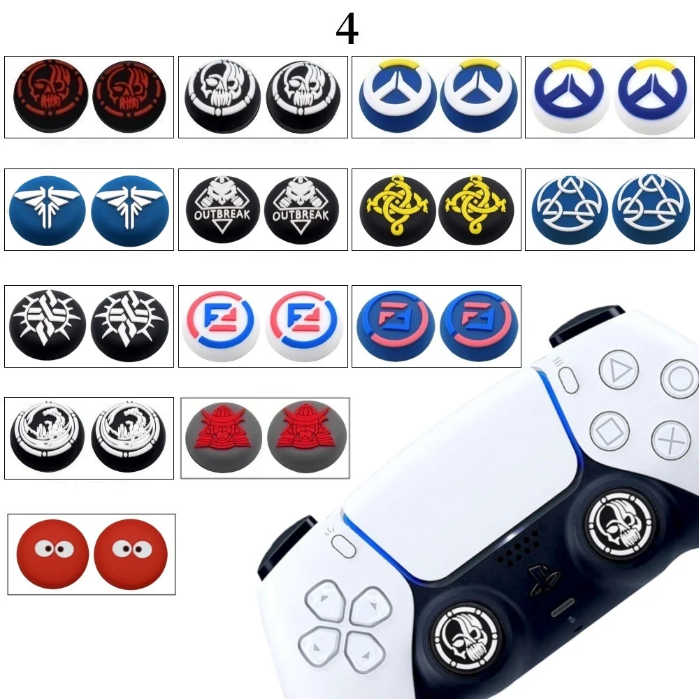 

Soft Silicone ThumbStick Grip Cap Cover For Playstation 5 PS5 Slim/Pro Xbox Series X/S ONES Switch2 Gamepad joystick Accessories