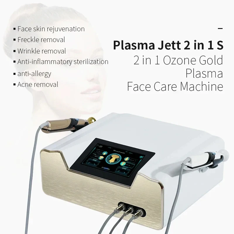 Ozone Gold Plasma Facial Treatment Machine Painless Efficient Lift Face Removing Freckles Latest Beauty Skin Care Device