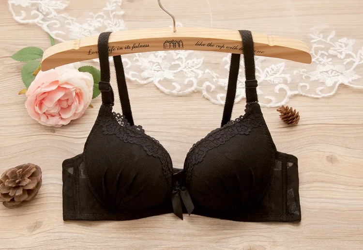 New Thin Wireless Bra Girl Bra Gather Adjustable Lace Bow Student Comfortable Girl Bra Teenage Girls Clothing 14 16 18 Years