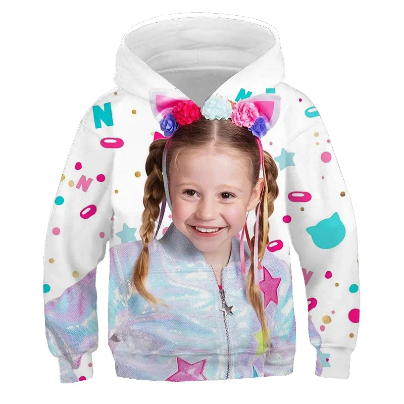 New Like Nastya 3D Print Hoodies Sweatshirts Autumn Fleece Pullover Kawaii Girls Tops Y2k Sudadera Cute Girl Hoodie Kids Clothes