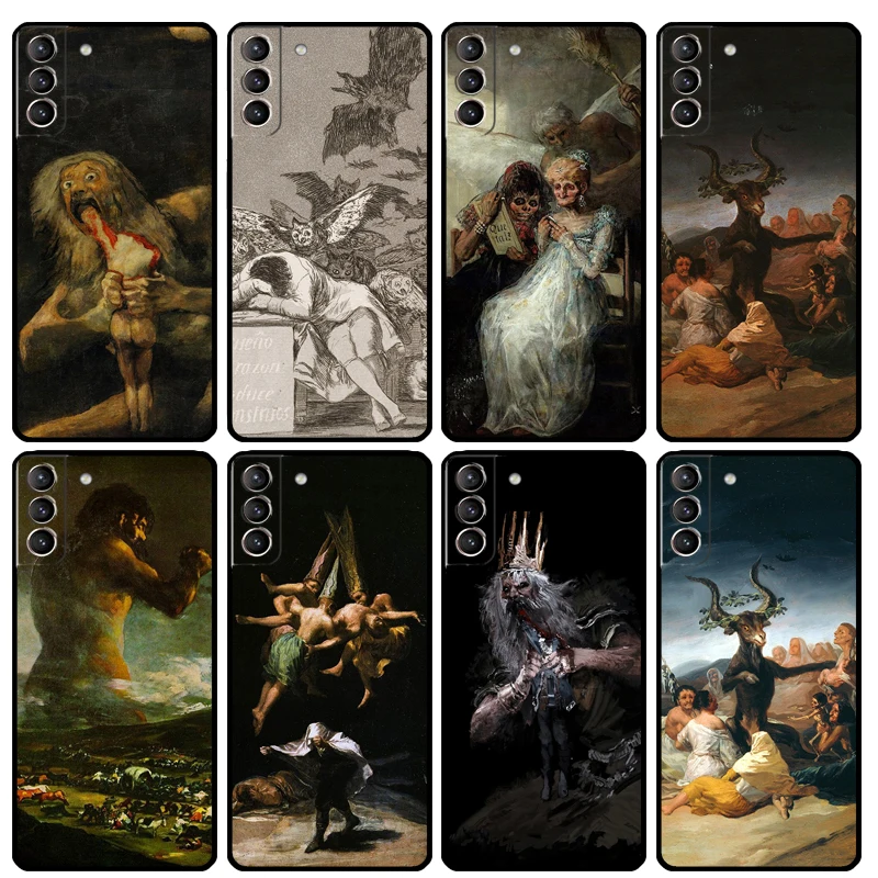 Spain Francisco Goya Art Case For Samsung Galaxy S23 S21 Ultra S22 Plus Note 10 20 Ultra S8 S9 S10 S20 FE Cover Coque