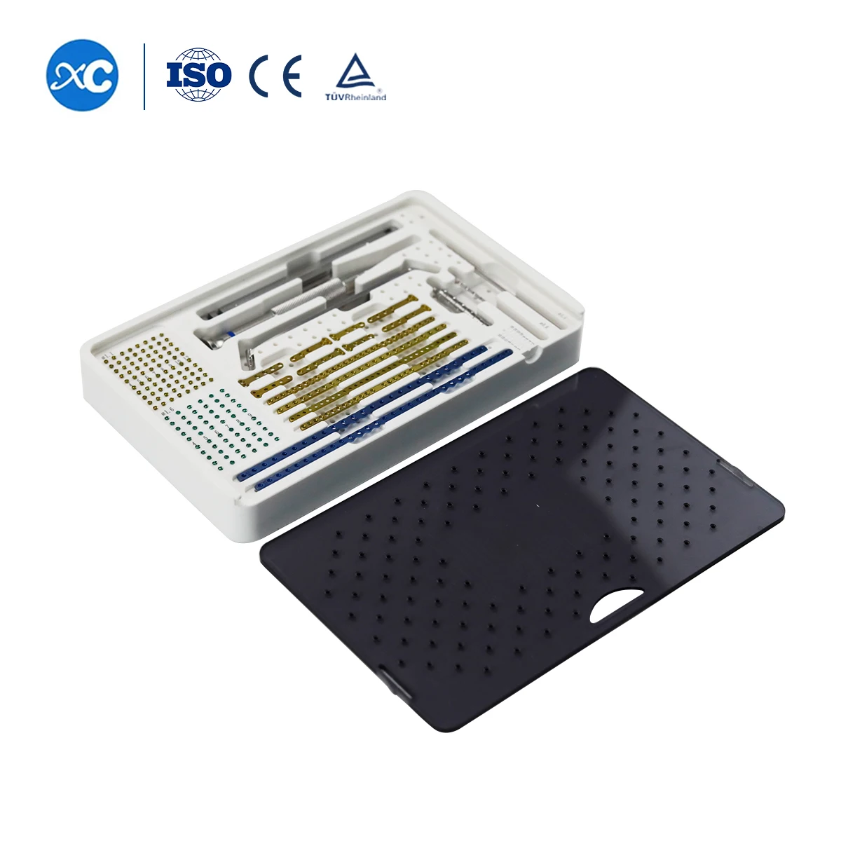 

Factory Price Conjunto Mini ALPS Veterinary Orthopedic Trauma Surgery Instrument Kit Mini Locking Plates Instruments Set//