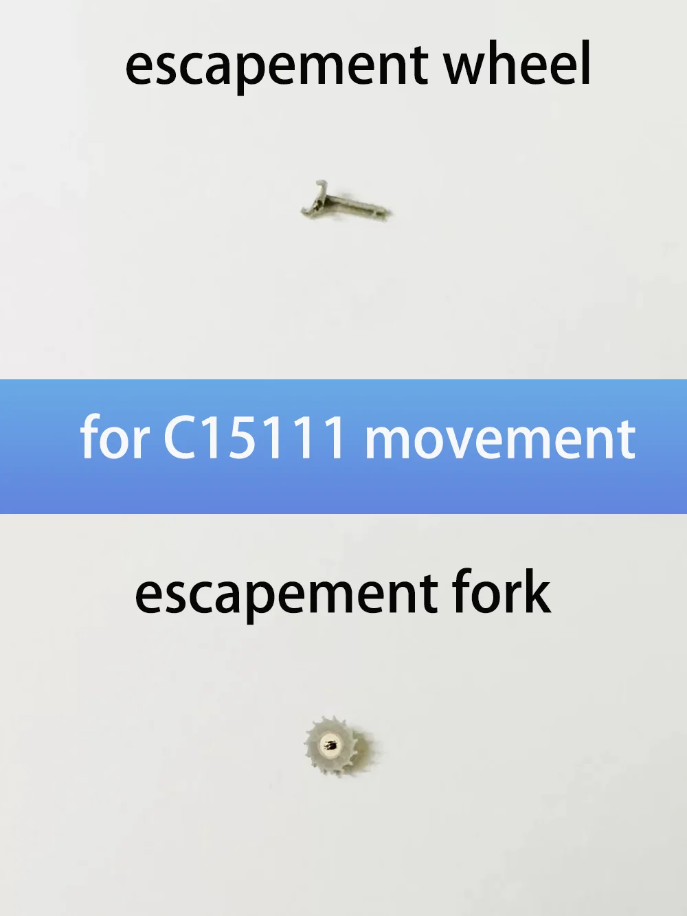 

Watch Accessories Escapement Wheel Escapement Fork Fit C15111 Movement Watch Repair Parts Horse Wheel Horse Fork