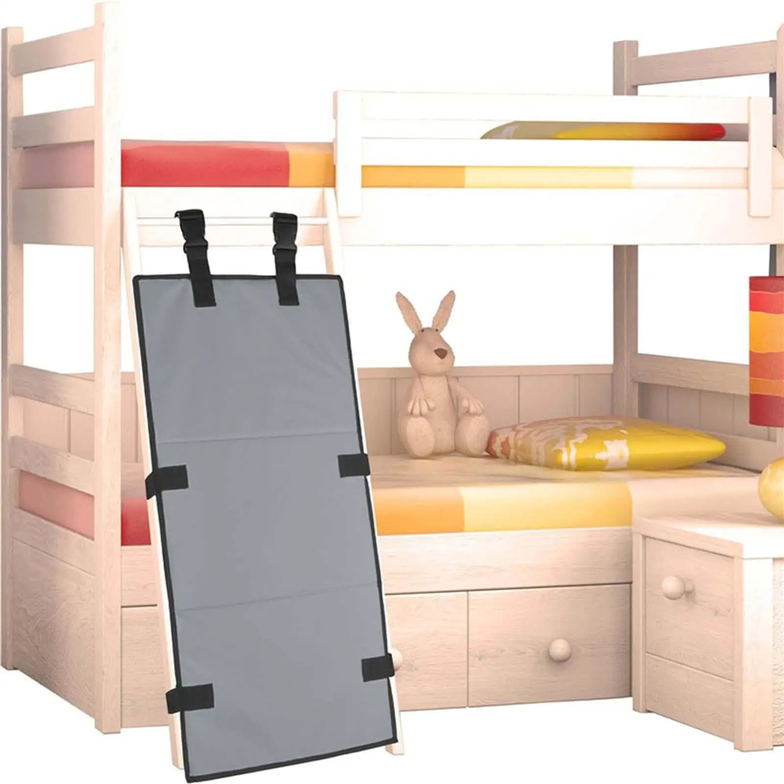 Adjustable Bunk Bed Ladder Pad Kids Safety Guard Durable Oxford Cloth Stair Locks for Indoor Outdoor Child Protection