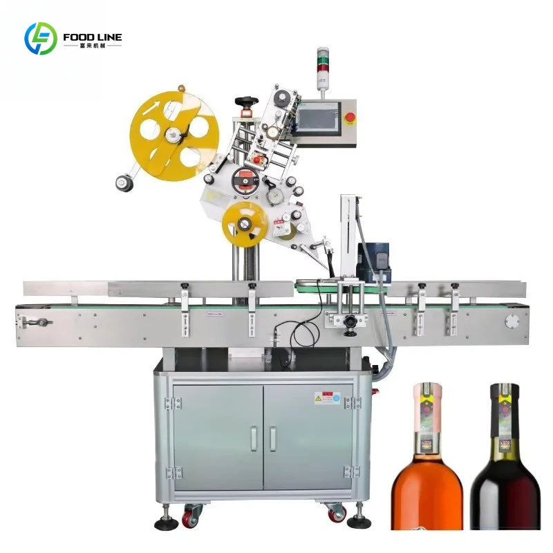 Customized Automatic L Type Tax Label Applicator For All Kinds PET Water Bottle Tax Label Attachment