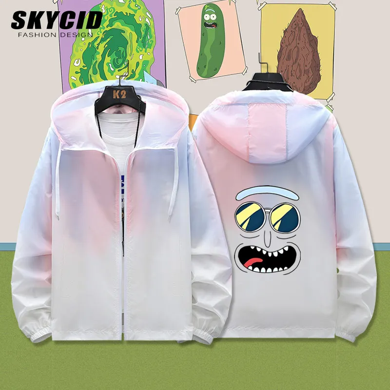 

Легкая полиэстеровая куртка RiAndMor с защитой от УФ-излучения, коллаборация с Gherkin, весна 2025, свободный крой