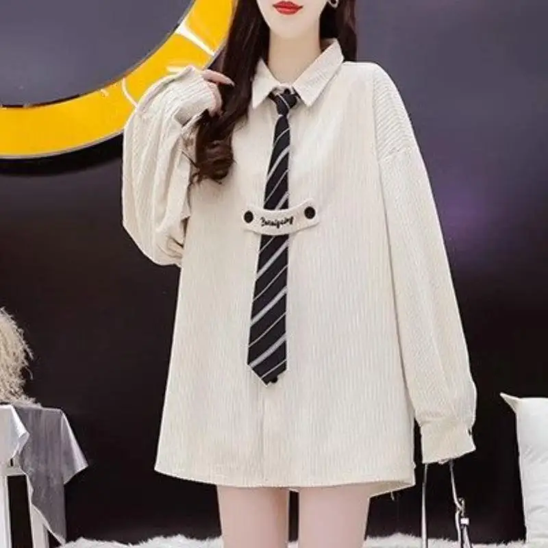 American Y2K Fashion Women's Shirt Autumn New Style Girls' Elegant Comfortable and Versatile Youth Casual Tops Trendy Clothe