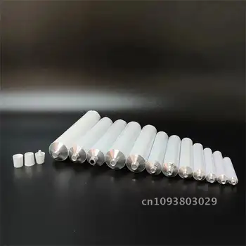 30/60 ks 5ml 10ml 20ml 30ml 60ml hliníkové prázdné cestovní tuby tuba zubní pasta stříbrný uzávěr odšroubovávací tuba zubní pasta s 6 nejlepší prodej prázdné tuby zubní pasty - №5