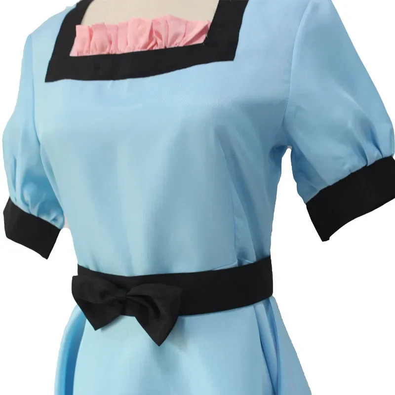 Nuevos juegos Steins Gate disfraces Cosplay Shiina Mayuri Lolita vestido de princesa de sirvienta conjunto completo mujeres niñas fiesta uniforme de Carnaval