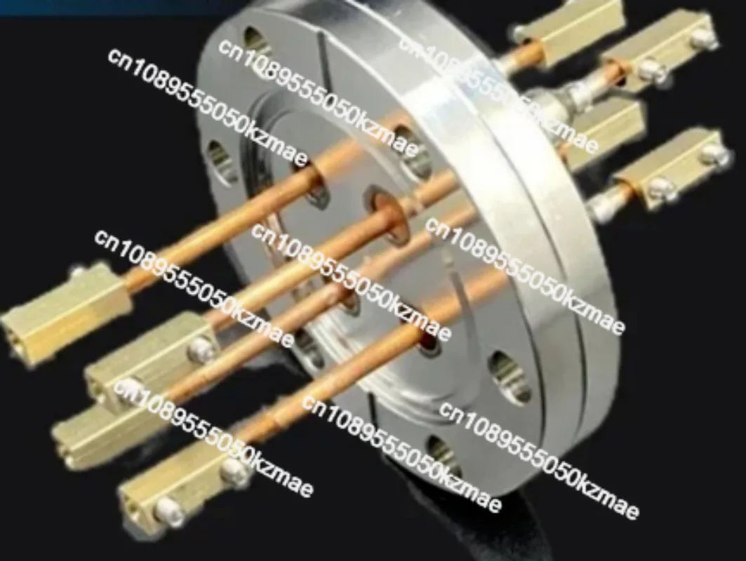 Vacuum Sealed Through Feed-in Connector, Flange Power Electrode Ceramic Sealing Assembly