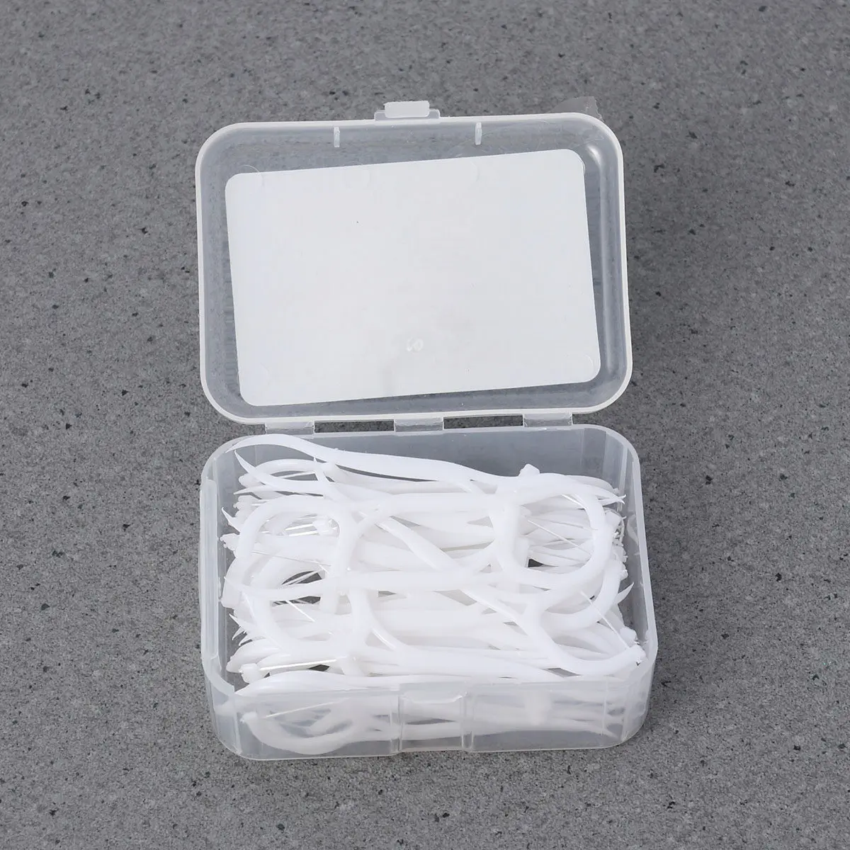 50Pcs Dental Floss Picks Ultra Thin Silky Wire Plaque Remover Stain Cleaner Comfortable Grip Oral Care Teeth Floss Pick