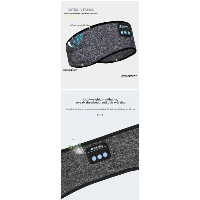 بلوتوث عقال الموسيقى الرياضة العصابة اللاسلكية مكبر صوت ستيريو حر اليدين الاتصال قابل للغسل سماعة الجري الصالة الرياضية اللياقة البدنية