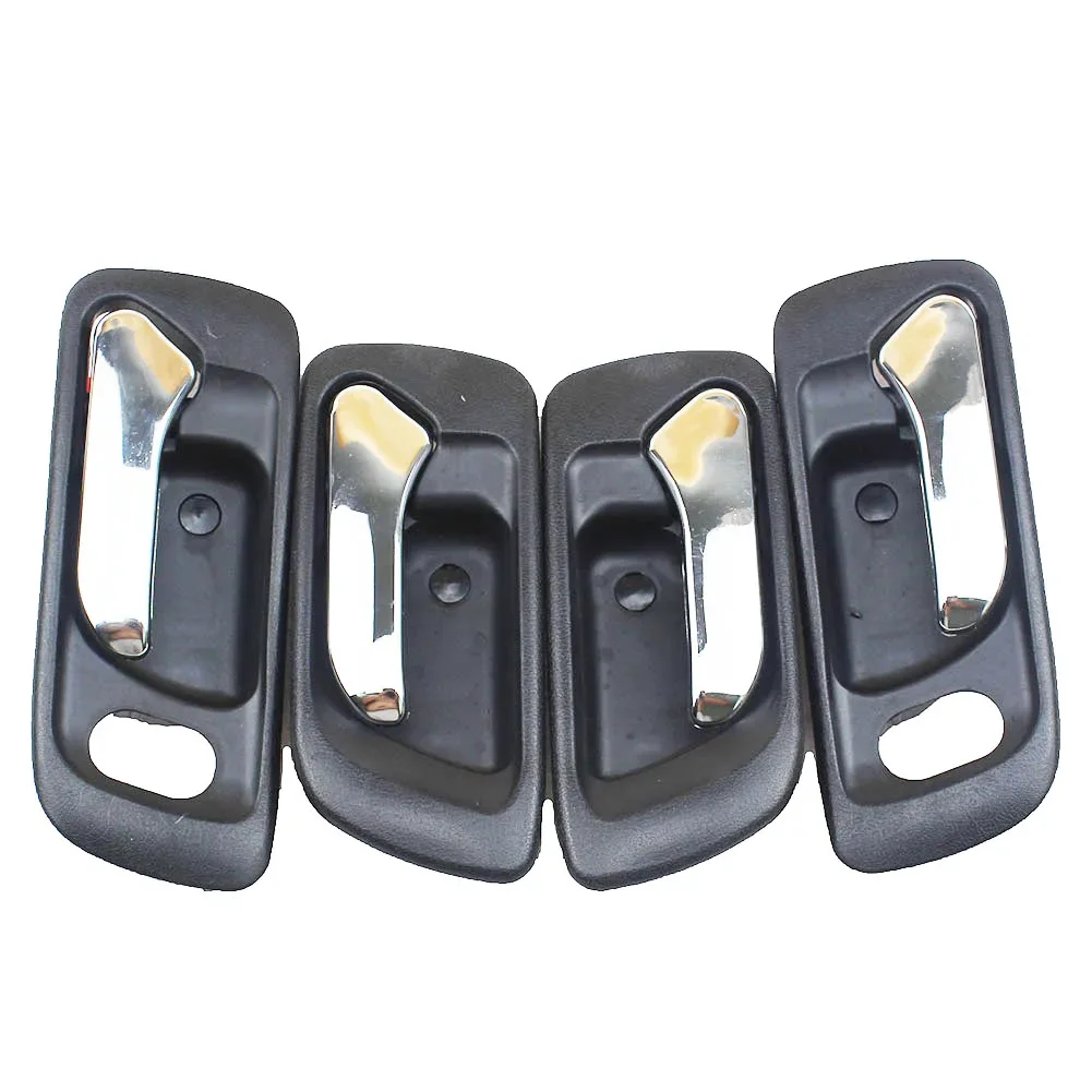 4Pcs/lot Chrome Black Car Auto Inner Interior Door Handle for HONDA Accord 1998-2002