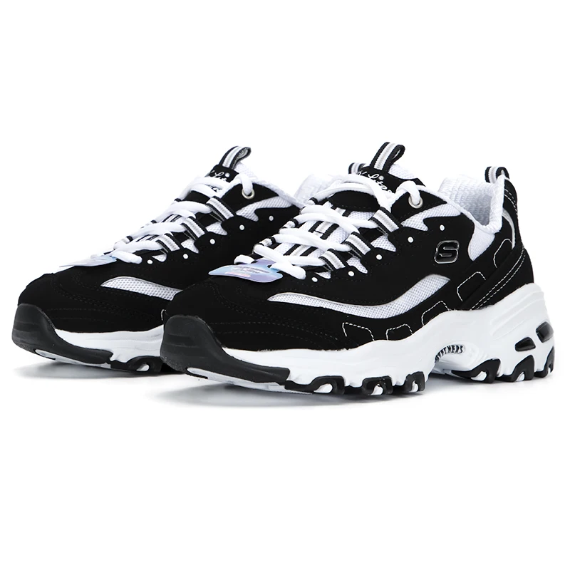 Skechers Women's Shoes Are Comfortable, Breathable, Fashionable, Retro Sneakers, Casual Shoes, Lightweight Panda Shoes 896121-Bkw