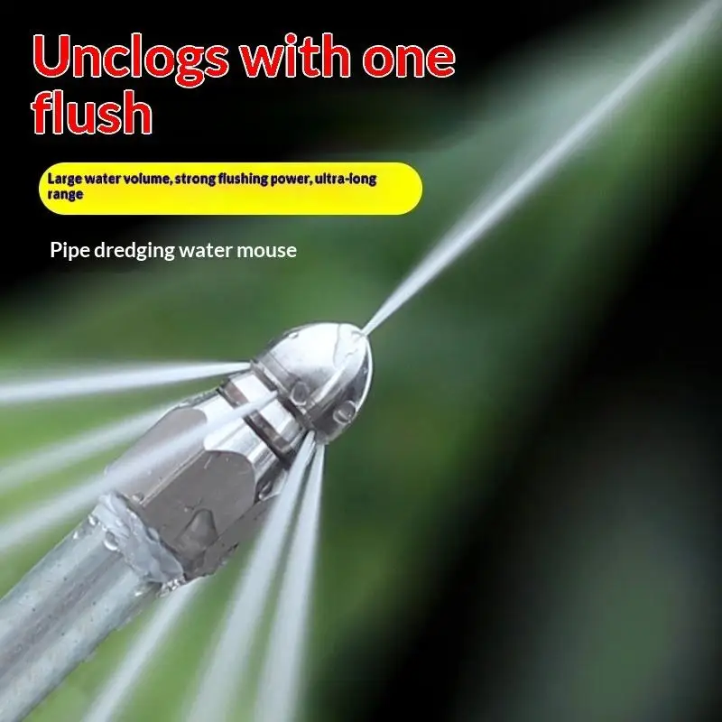 

1/3/5 шт. 1/4-дюймовые быстросъемные насадки из нержавеющей стали для мойки высокого давления, инструмент для прочистки канализации под высоким давлением