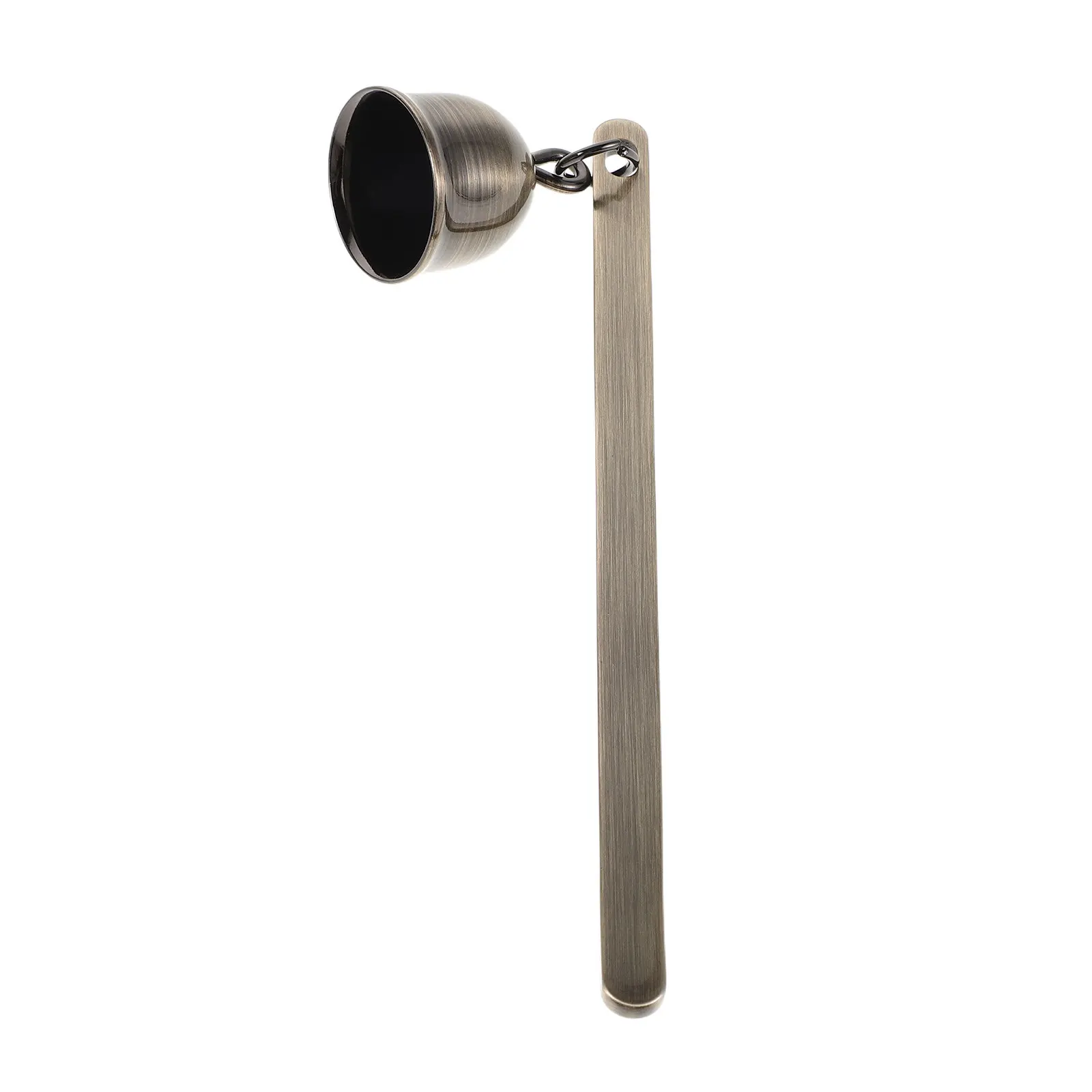 Vintage Metal Extinguisher 6.29 Retro Wick Flame Snuffer Long Handle Fire Safety Tool Elegant Decorative Accessory