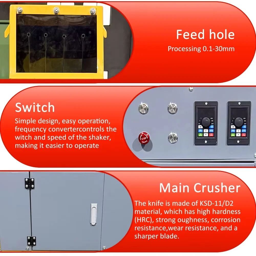 Free Spare Parts Provided For Mini Copper Wire Granulator Cable Wire Granulator Copper Wire Recycling Equipment