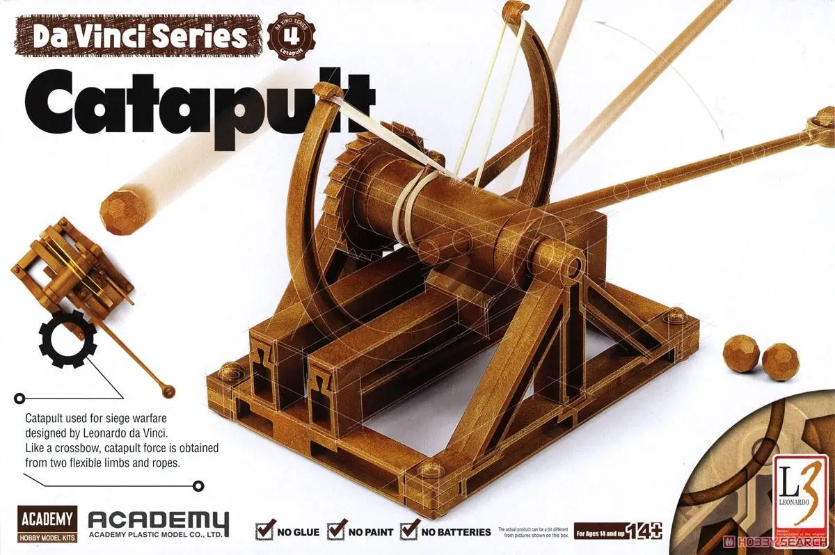 Academy 18137 Da Vinci Catapult Machine (Plastic model)