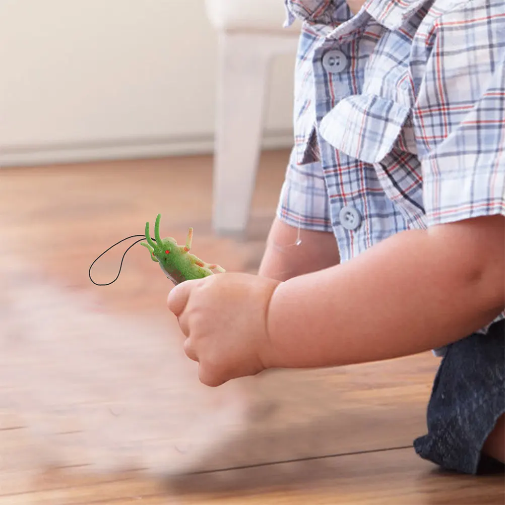 10-delig model speelgoed realistisch insect beeldje zacht TPR decor groen dier kinderen onderwijskunde speelset gebouw
