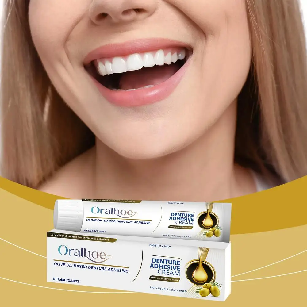 Denture Fixing Adhesive Cream Strong Complete Dentures Glue Prevents Denture Loosening Care Thermoplastic Denture Adhesive