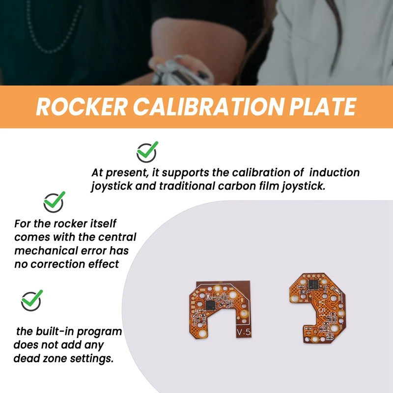 RISE-1Pair Joystick Calibration Board Hall Effect Joystick Driver Board For  ONE Left And Right Gamepad Repair