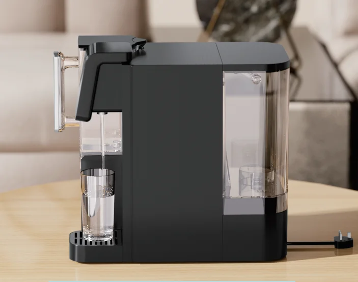 NSF CE Certified Desktop Electric 8Stage Manual Water Filter Dispenser Countertop RO Purifier  with Heating view 2