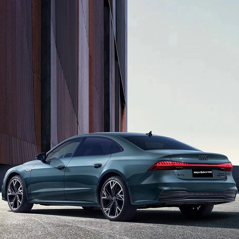 

PET Glossy Metallic Vinyl Gothic Stickers Car Wrap Film Protective Cerulean Cyan