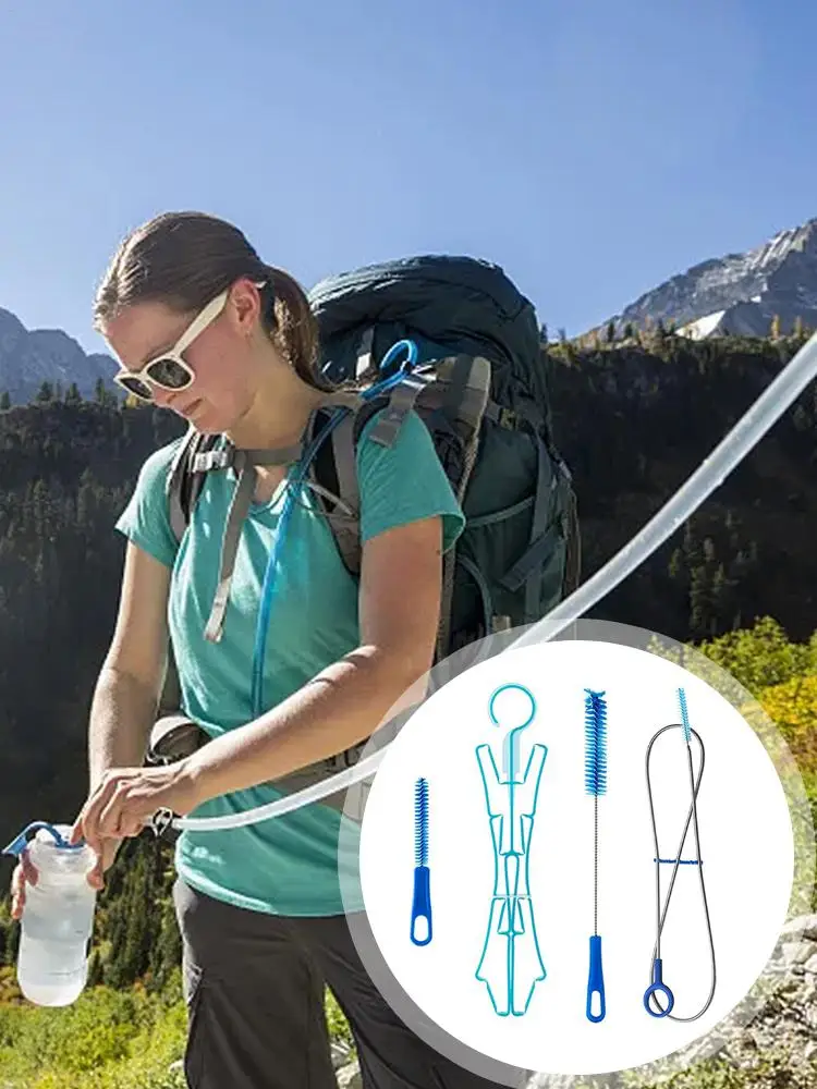 AliExpress NONE Water Tank Cycling Water Bottle Cleaning Set Hydration Bag Cleaning Brush Outdoor Hydration Bag Cleaning Supplies For Cycling