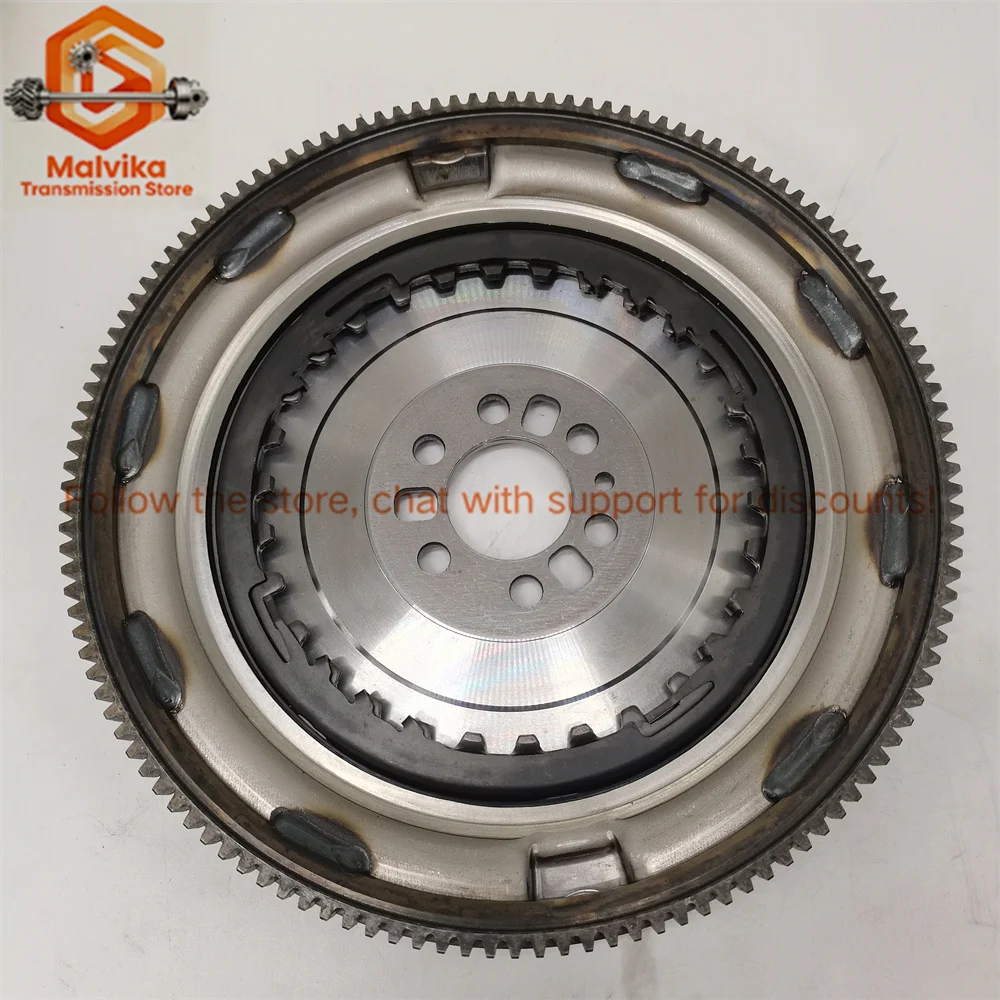 

0AM DQ200 415051809 6/8 Holes 129/132 Teeth Flywheel Fits VW 7-Speed DSG Dual Clutch