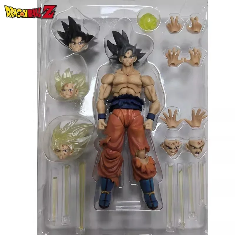 

New Authentic Dragon Ball Z Shf Wish Power Super Sun Wukong Mobile Death Shadow Bleeding Pvc Model Desktop Decoration Toy Gift