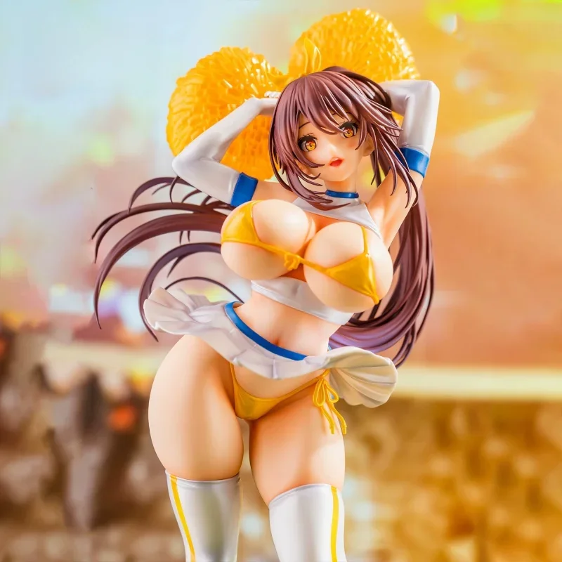 Ready to ship: bikini cheerleader anime girl prize figure, 2d anime character model, collectible desktop ornament for anime fans