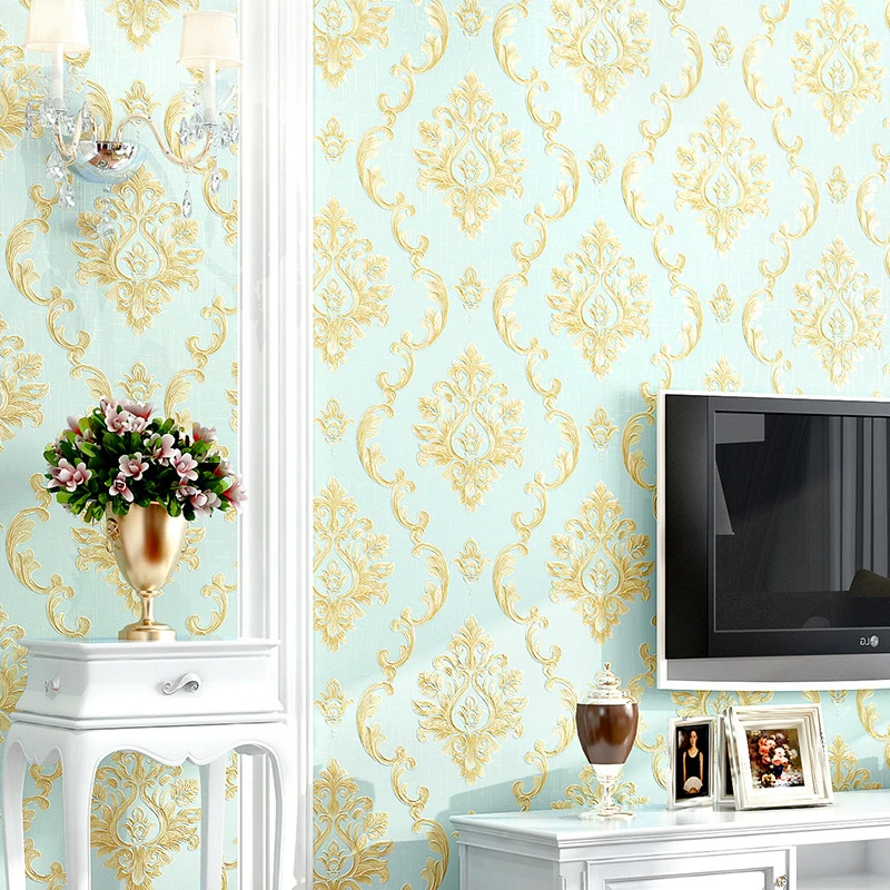 

Обои в европейском стиле для фоновой стены под телевизор, рельефные наклейки на стену для спальни, самоклеящиеся обои-наклейки для гостиной