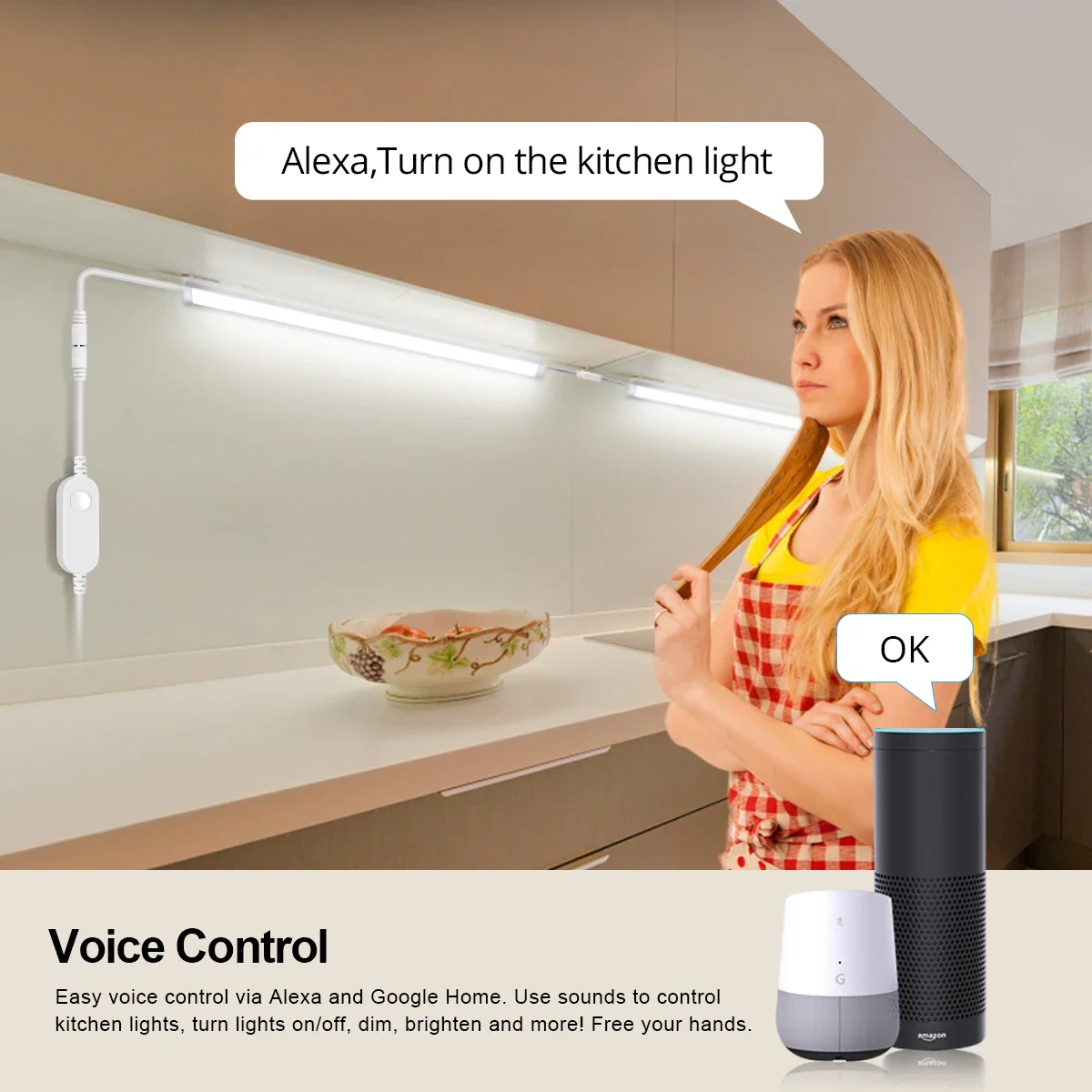30/40/50CM Smart TUYA Zigbee LED Bar Lights Integrated Lighting Work With Zigbee Hub Gateway Alexa Google Home APP Voice Control