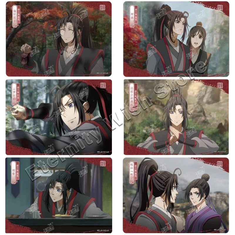 Original KAYOU MoDaoZuShi Cards JQ Series 021-040 Anime Characters Commemorative Collection Card Children Toys Birthday Gifts