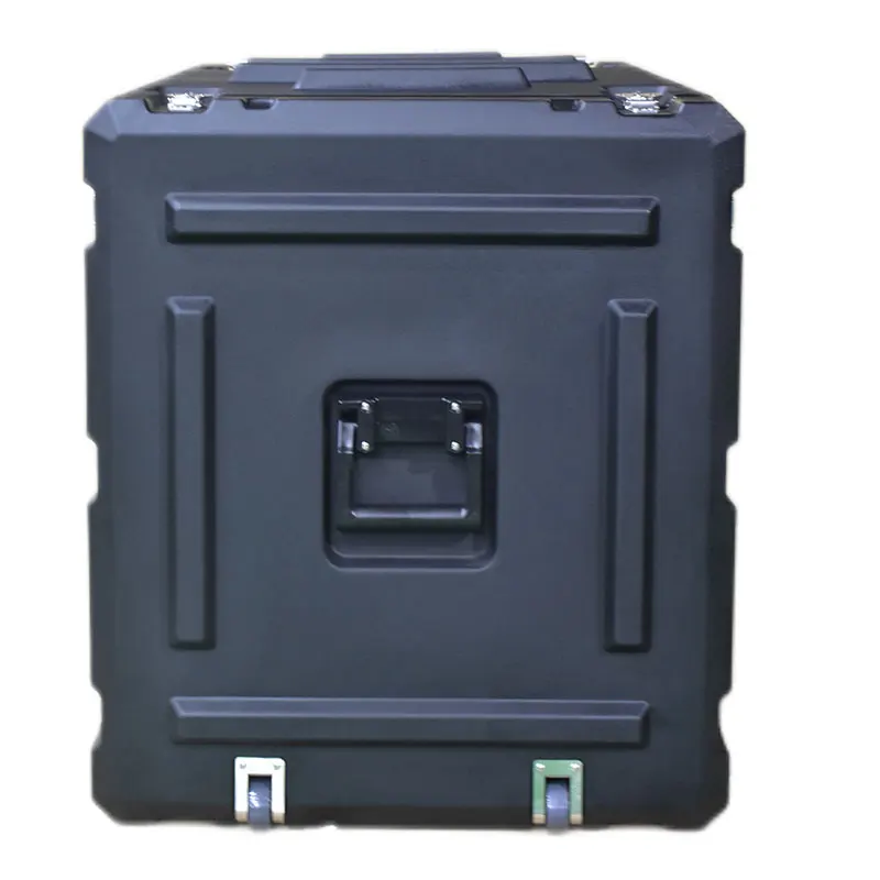 12U Aluminum Lining Plastic Rack Case, Shockproof, Waterproof, Storage, Transportation, Aviation, IP65 Protection, Customizable
