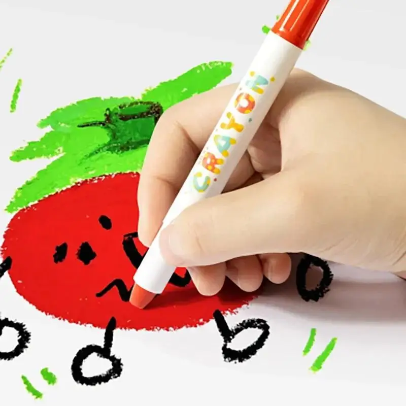 12/48 Pcs Boxed Silky Smooth Crayon Set Washable Art Drawing Tools for Students School Home Travel