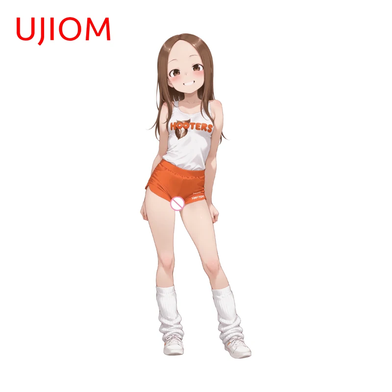 UJIOM Takagi San Standing Posture Wall Sticker Premium Design Scratch Proof Decal Suitable For Murals Decoration Accessories