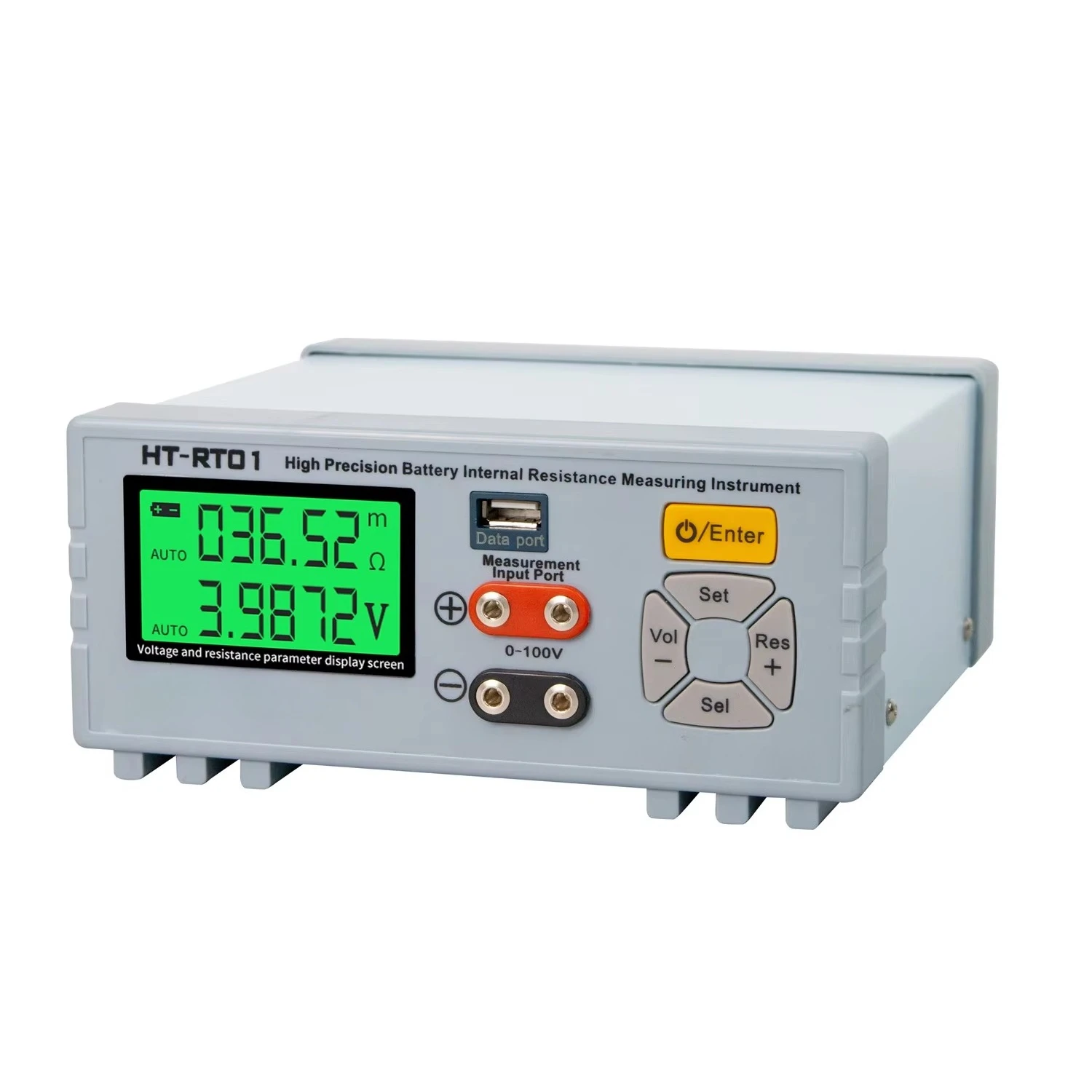 High-precision lithium battery internal resistance tester, 18650 impedance test