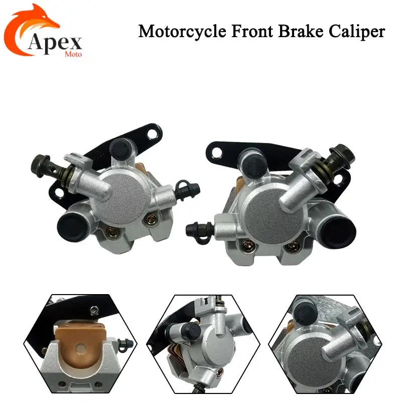 

A91R-Front Left Right Brake Calipers for Yamaha Banshee Big Bear Grizzly Kodiak Raptor 3GD-2580T-01-00 3GD-2580U-01-00