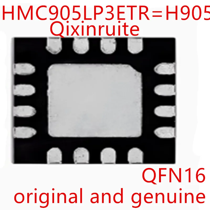 Qixinruite  New original genuine HMC905LP3E=HMC905LP3ETR=H905 QFN16 RF divider IC chip